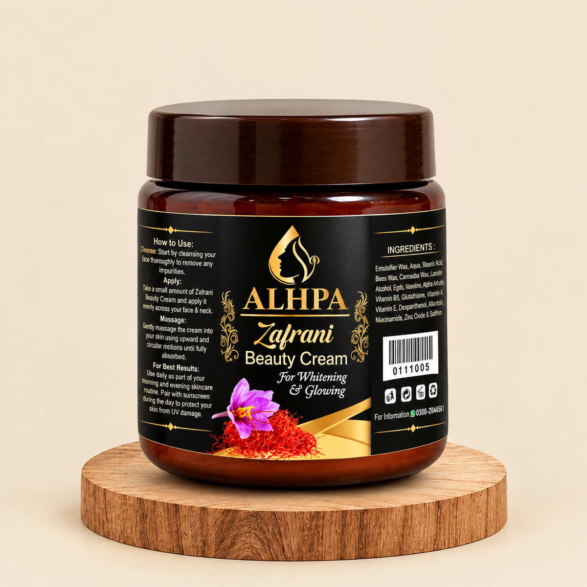 Alpha Zafrani Cream – Bridal Glow Herbal Skin Cream