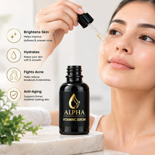 Alpha Vitamin C Serum – Brighten, Glow & Fight Acne