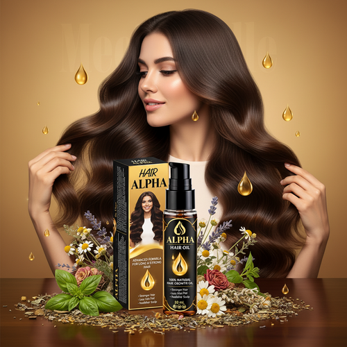Alpha Hair Oil – 3in1 Advanced Hair Growth Formula (250ml)